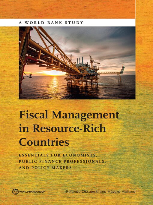 Title details for Fiscal Management in Resource-Rich Countries by Rolando Ossowski - Available